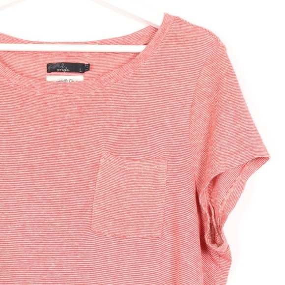 PrAna Striped T-Shirt Dress - Picture 2 of 6